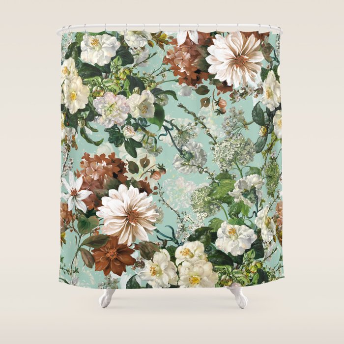 Midnight Garden XIII Shower Curtain Gallery Image 1