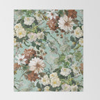 Midnight Garden XIII Throw Blanket Gallery Image 2