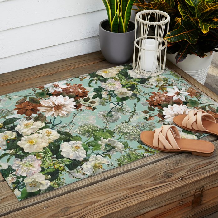 Midnight Garden XIII Outdoor Rug Gallery Image 2