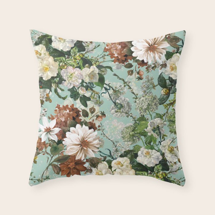 Midnight Garden XIII Throw Pillow Gallery Image 6
