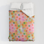 Tie Dye Smiley Face Stamp Print Comforter Gallery Image 6