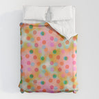 Tie Dye Smiley Face Stamp Print Duvet Cover Gallery Image 6