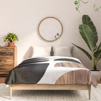 Mid-Century Modern Pattern No.7 - Concrete and Wood Comforter Gallery Image 3