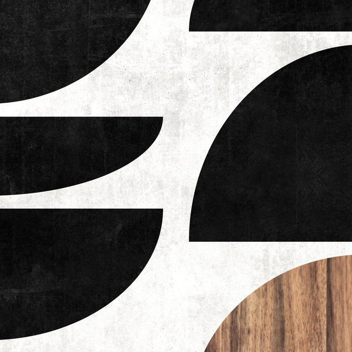 Mid-Century Modern Pattern No.7 - Concrete and Wood Coffee Mug Gallery Image 2