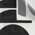 Mid-Century Modern Pattern No.7 - Concrete and Wood Wall Tapestry Gallery Image 3