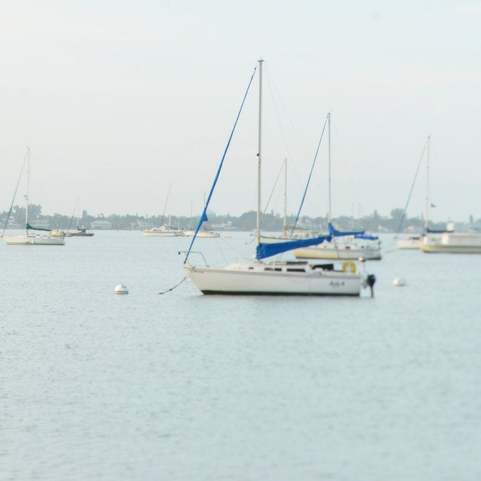 Sailboat Seascape - Modern Coastal Decor Coffee Mug Gallery Image 2