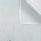 Sailboat Seascape - Modern Coastal Decor Wall Tapestry Gallery Image 3