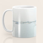 Sailboat Seascape - Modern Coastal Decor Coffee Mug Gallery Image 3