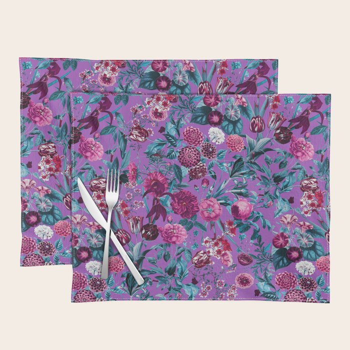 Romantic Floral Pattern Placemat Gallery Image 1