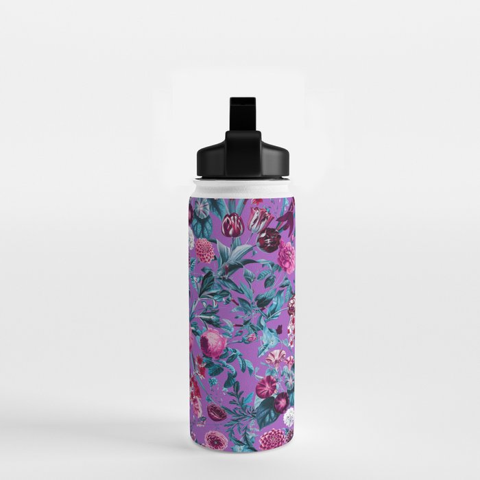 Romantic Floral Pattern Water Bottle Gallery Image 2