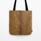 Baby Deer Fawn Print Tote Bag Gallery Image 1