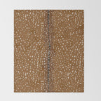 Baby Deer Fawn Print Throw Blanket Gallery Image 2