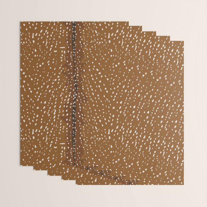 Baby Deer Fawn Print Wrapping Paper Gallery Image 3