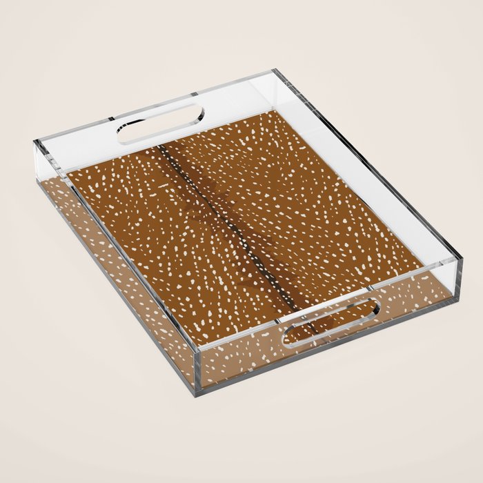 Baby Deer Fawn Print Acrylic Tray Gallery Image 1