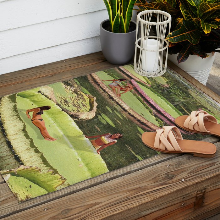 Valley of the Lily Outdoor Rug Gallery Image 2