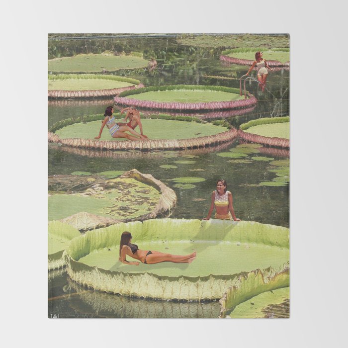 Valley of the Lily Throw Blanket Gallery Image 2