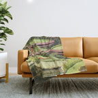 Valley of the Lily Throw Blanket Gallery Image 1