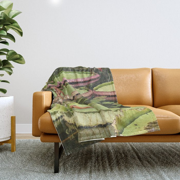 Valley of the Lily Throw Blanket Gallery Image 1