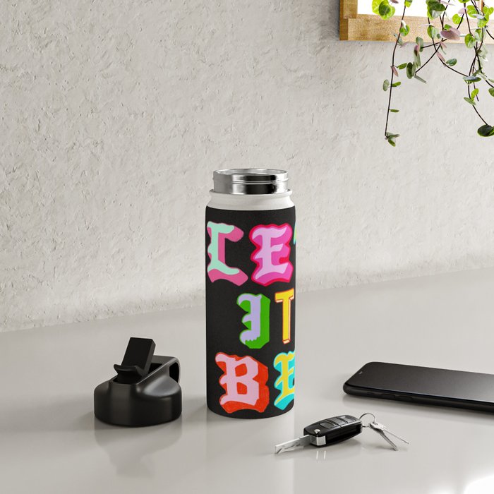 Let It Be Water Bottle Gallery Image 4