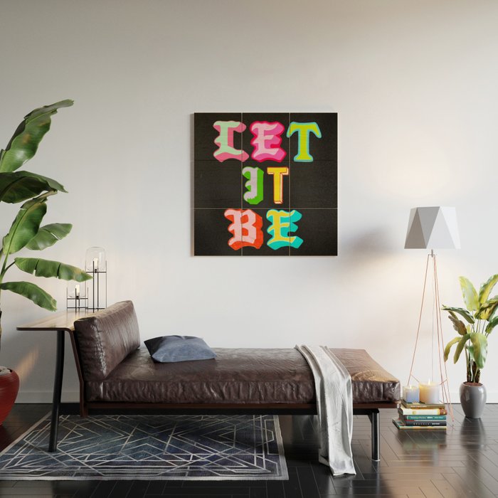 Let It Be Wood Wall Art Gallery Image 2