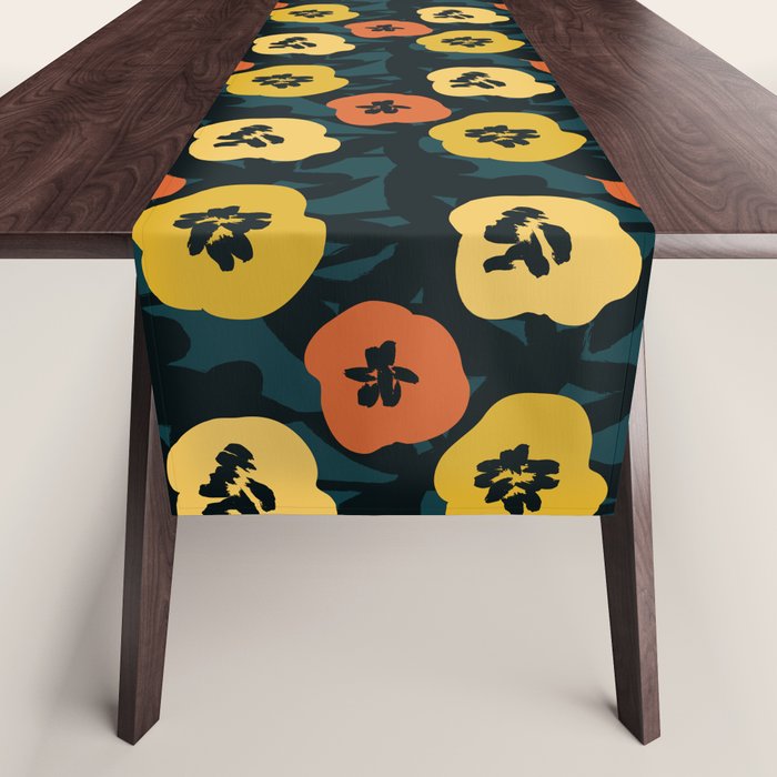 Midnight Flowers Table Runner Gallery Image 1