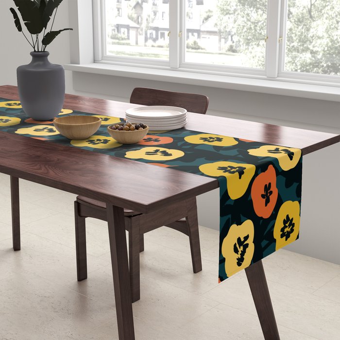 Midnight Flowers Table Runner Gallery Image 2