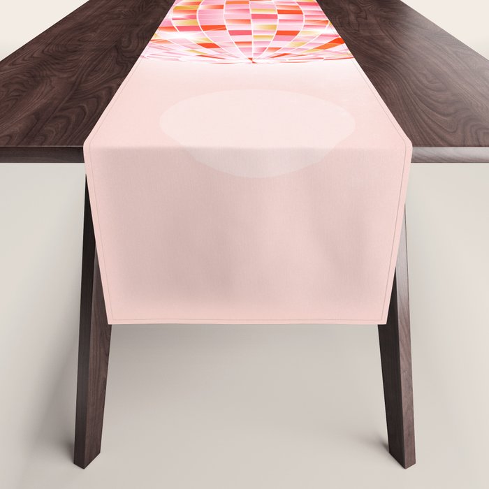 Candy Funk | Disco Ball: Peach Edition Table Runner Gallery Image 1