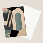 Abstract Geometric Shapes 165 Stationery Card Gallery Image 2