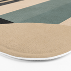 Abstract Geometric Shapes 165 Bath Mat Gallery Image 3