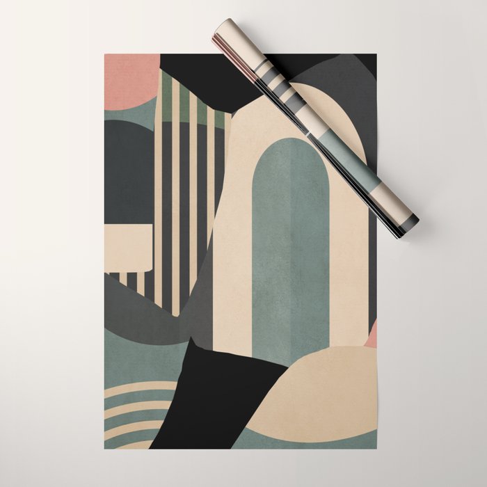 Abstract Geometric Shapes 165 Wrapping Paper Gallery Image 1