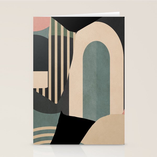 Abstract Geometric Shapes 165 Stationery Card Gallery Image 2