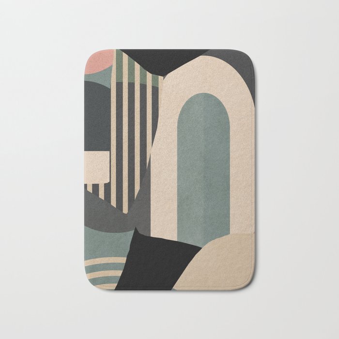 Abstract Geometric Shapes 165 Bath Mat Gallery Image 1