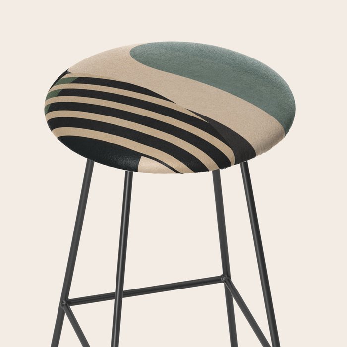 Abstract Geometric Shapes 165 Stool Gallery Image 2