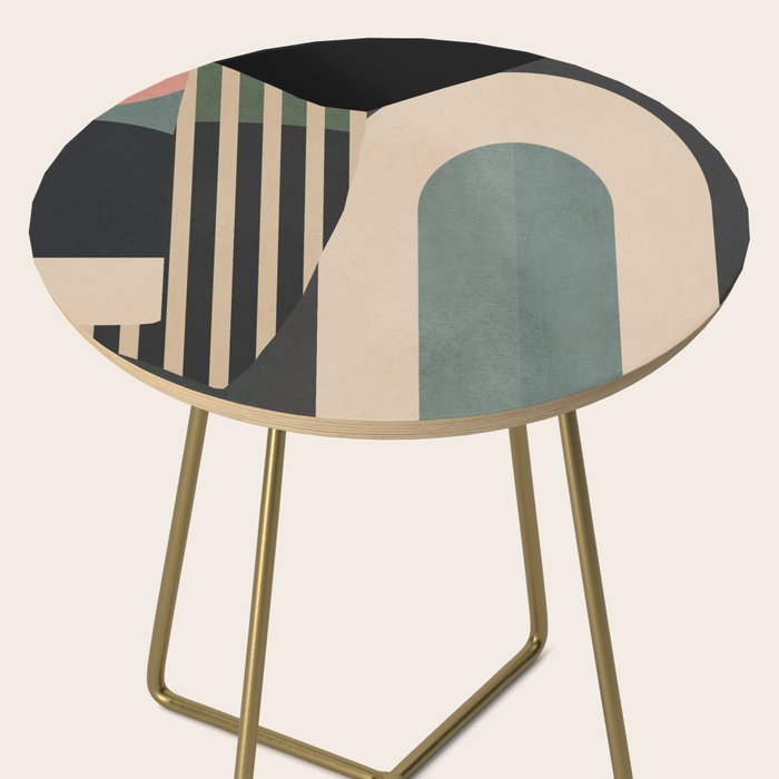 Abstract Geometric Shapes 165 Side Table Gallery Image 2