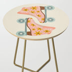 Retro Roller Skates - Blush & Mint Palette Side Table Gallery Image 2