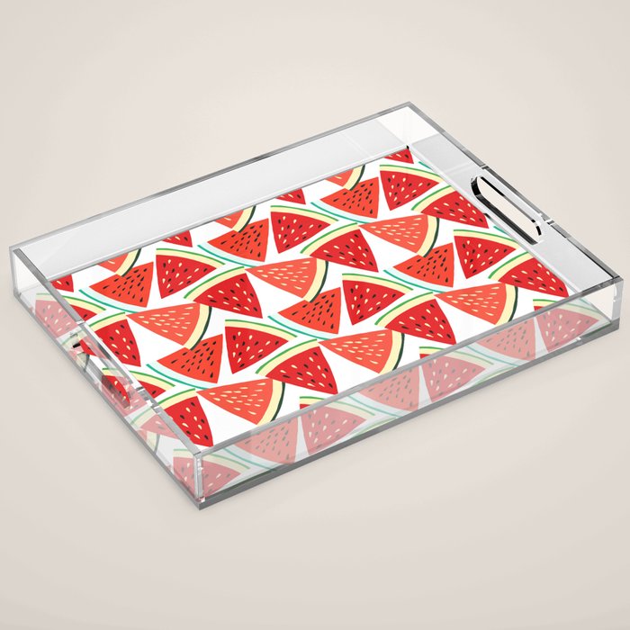 Sliced Watermelon Acrylic Tray Gallery Image 1