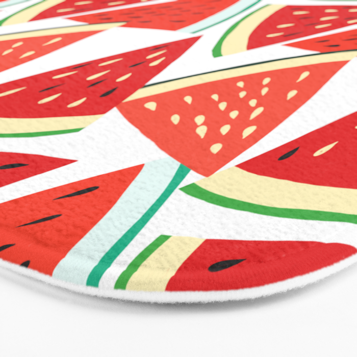 Sliced Watermelon Bath Mat Gallery Image 3