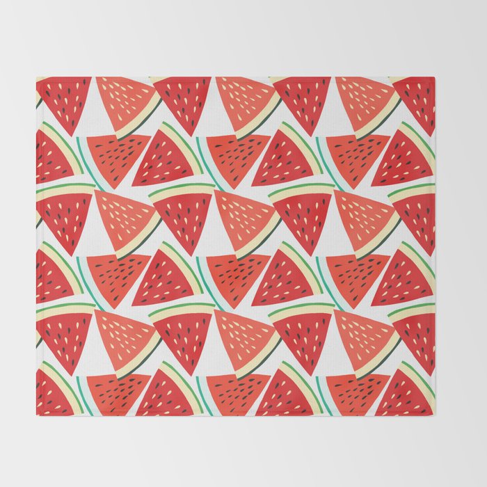 Sliced Watermelon Throw Blanket Gallery Image 2