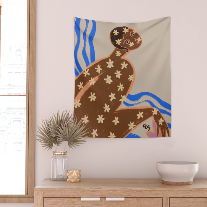 Blooming Daisy Wall Tapestry Gallery Image 2