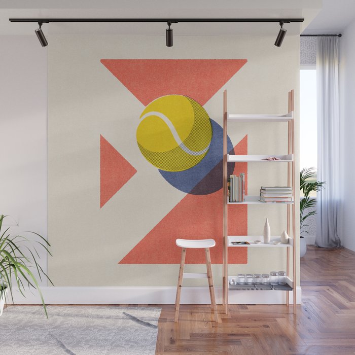 BALLS / Tennis - clay court II Wall Mural Gallery Image 1
