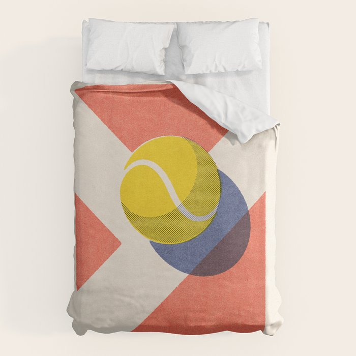 BALLS / Tennis - clay court II Duvet Cover Gallery Image 6