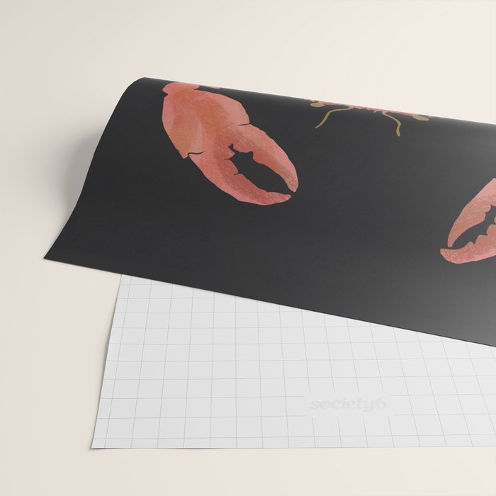 Minimalist Crab 3 Wrapping Paper Gallery Image 2