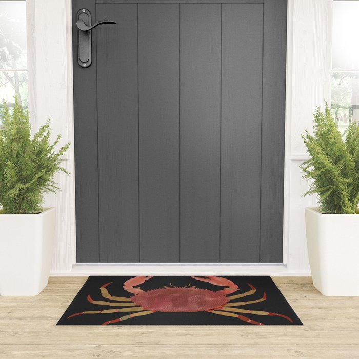 Minimalist Crab 3 Welcome Mat Gallery Image 3