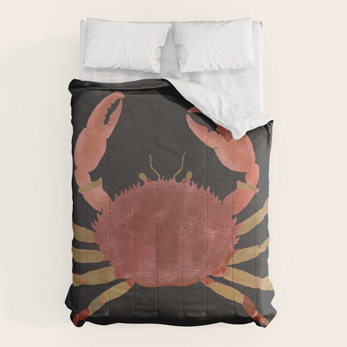 Minimalist Crab 3 Comforter Gallery Image 1