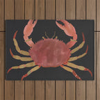 Minimalist Crab 3 Outdoor Rug Gallery Image 1