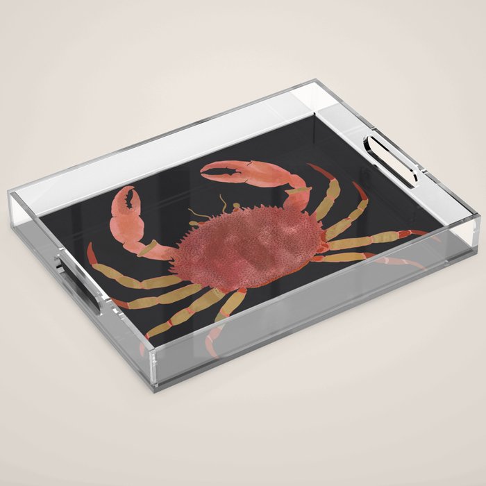 Minimalist Crab 3 Acrylic Tray Gallery Image 1