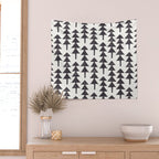 Linocut Forest Wall Tapestry Gallery Image 2