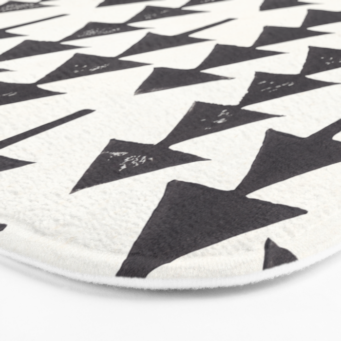 Linocut Forest Bath Mat Gallery Image 3