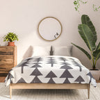 Linocut Forest Comforter Gallery Image 3