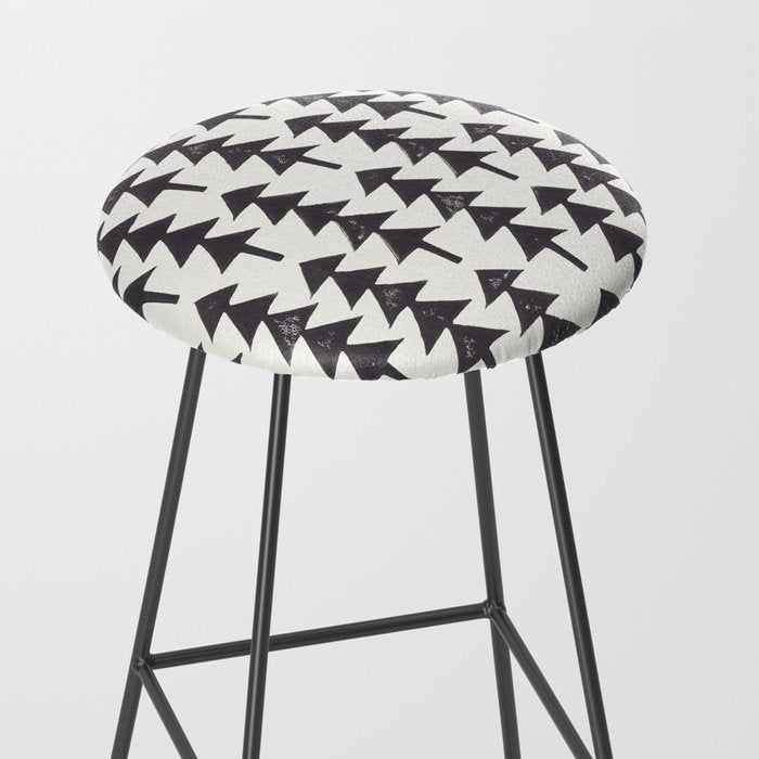 Linocut Forest Stool Gallery Image 2